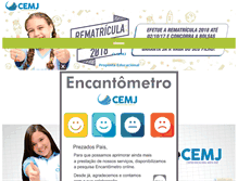 Tablet Screenshot of cemj.com.br